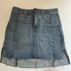 PAIGE step hem mini skirt size 26